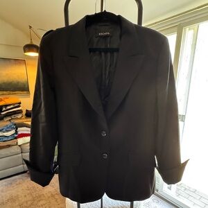 Escada Classic Black Women's Blazer Jacket
